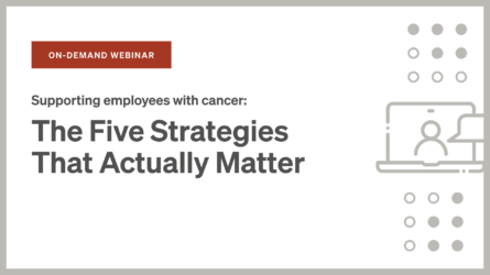 Supporting Employees with Cancer Image