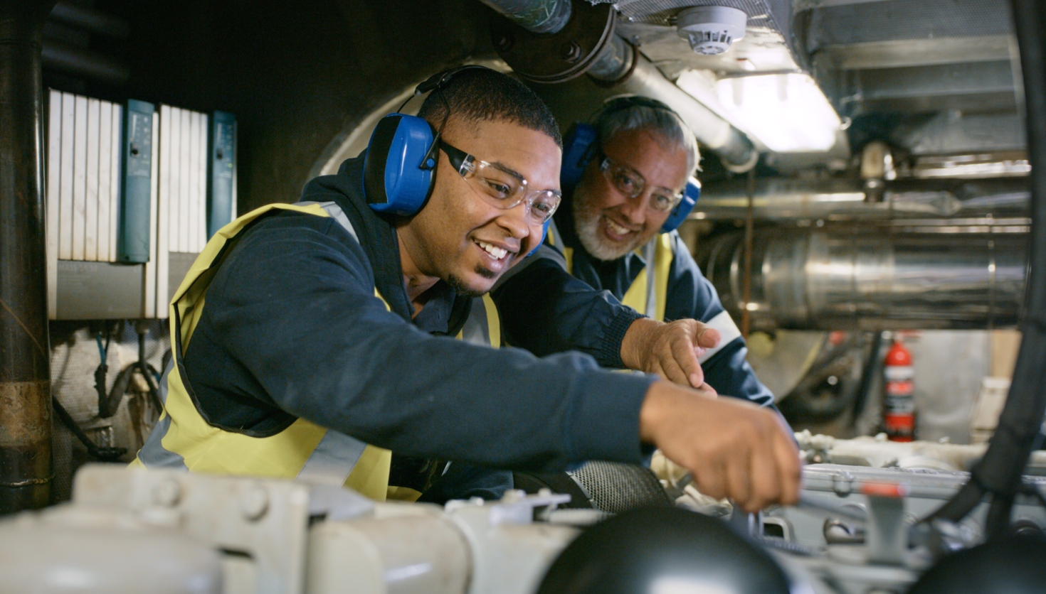 two people working in the manufacturing industry